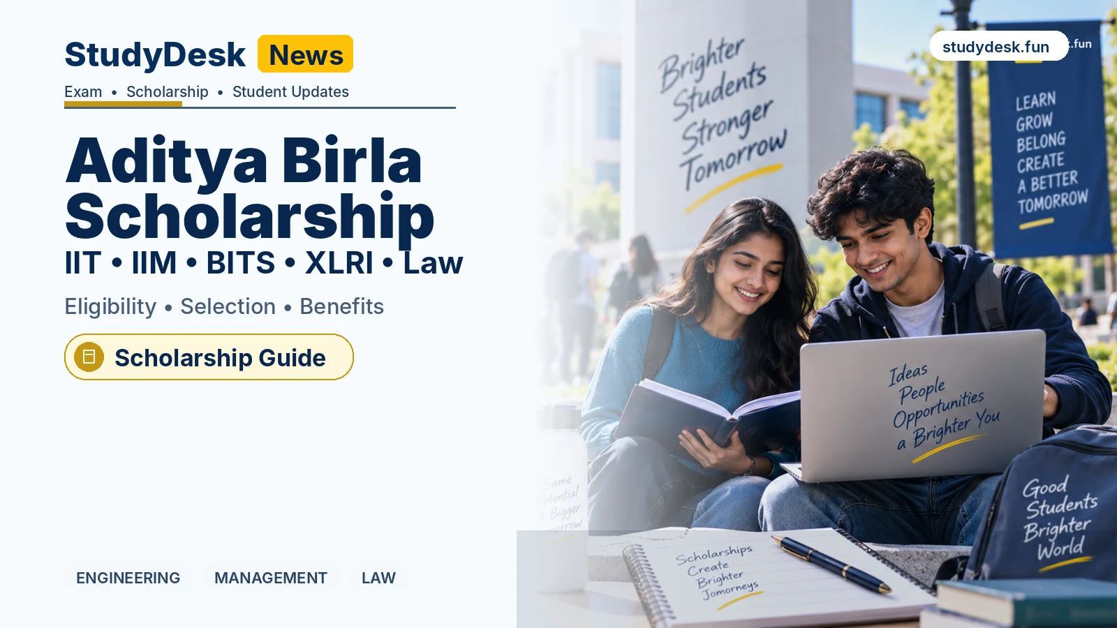 Aditya Birla Scholarship — StudyDesk editorial cover