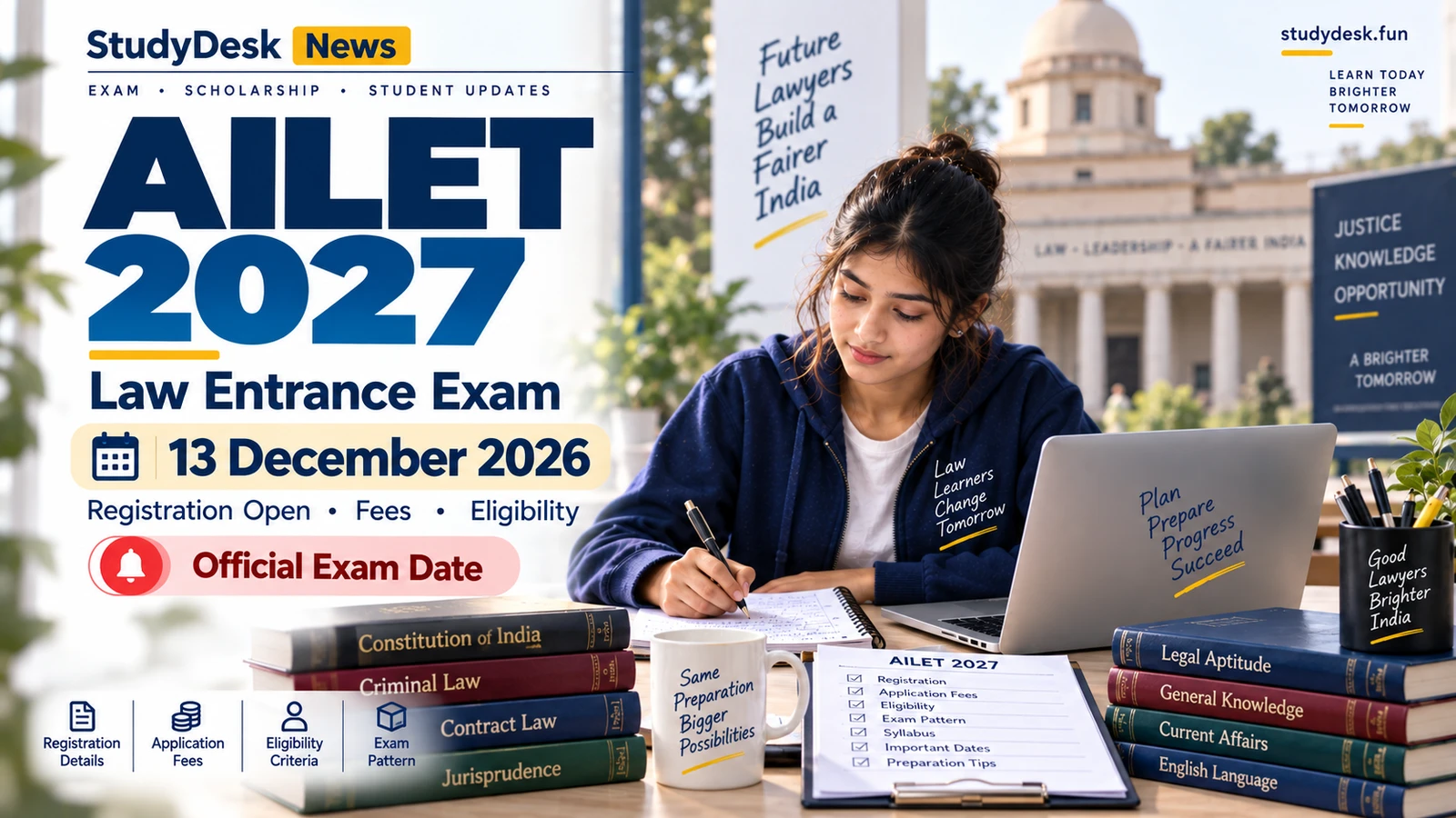 AILET 2027 — StudyDesk editorial cover