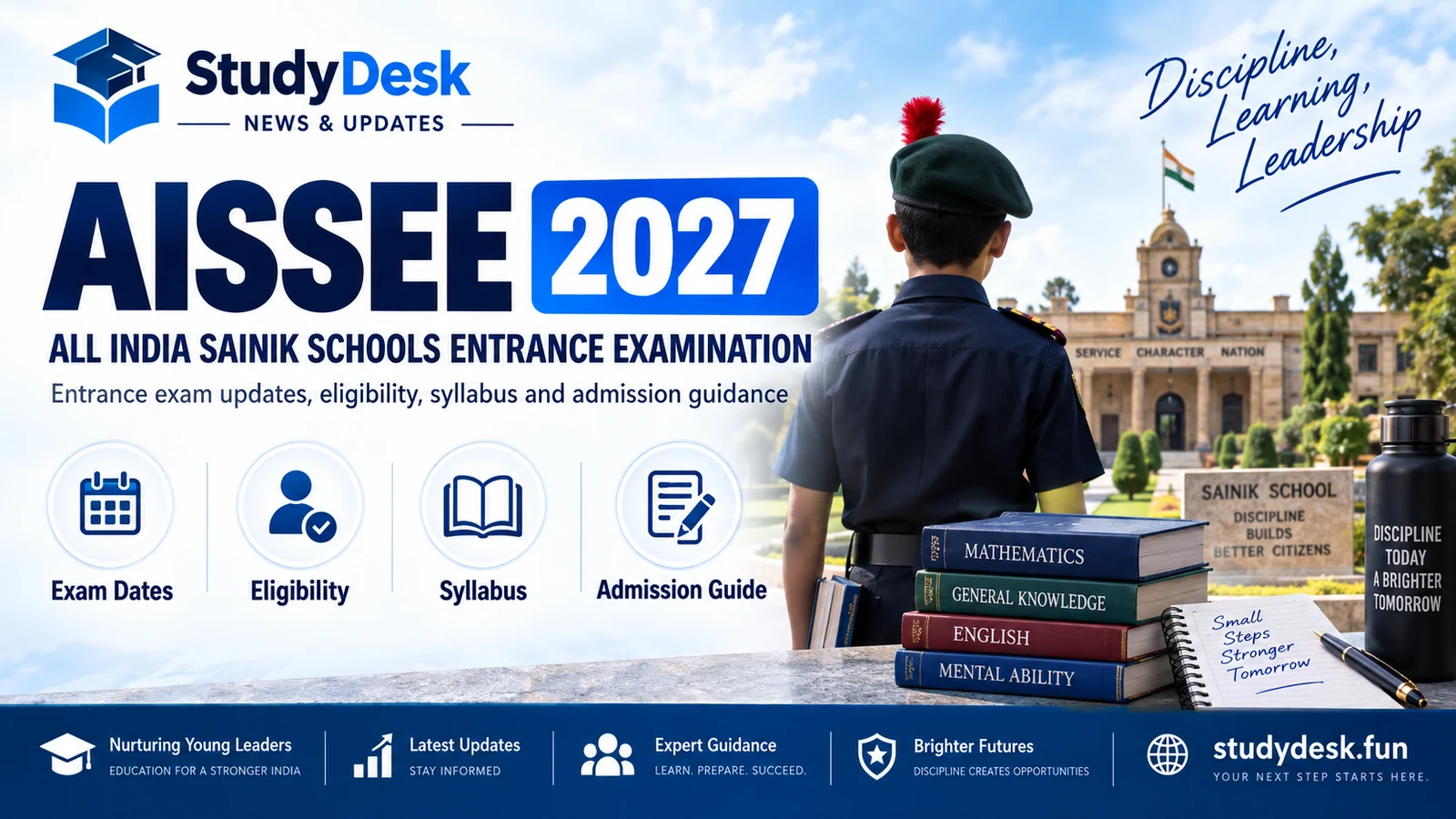 AISSEE 2027 Sainik School entrance exam updates – StudyDesk