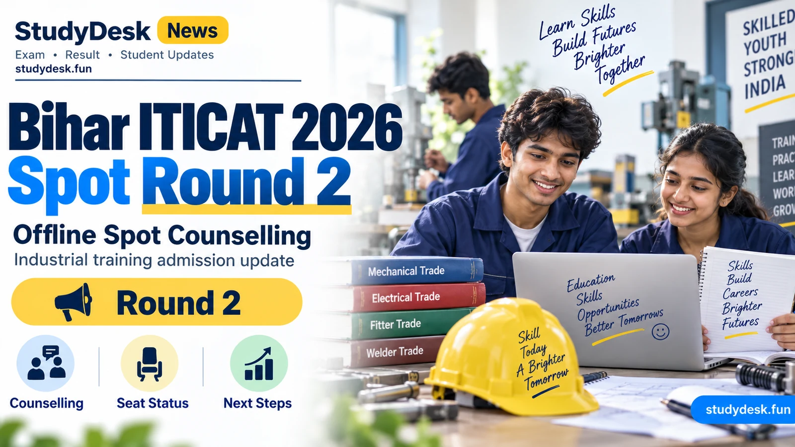 ITICAT Spot Round-2 — StudyDesk News editorial cover