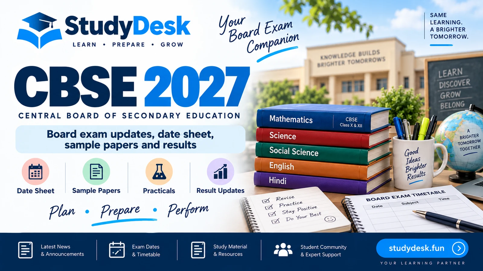 CBSE Class 10 and 12 Board Exams 2027 updates – StudyDesk