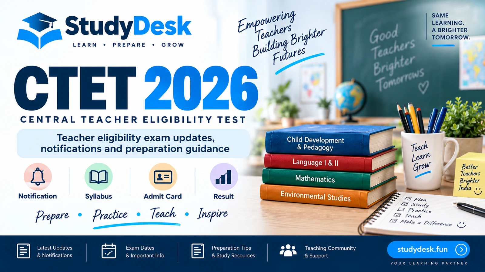 CTET 2026 eligibility, exam dates and latest updates – StudyDesk