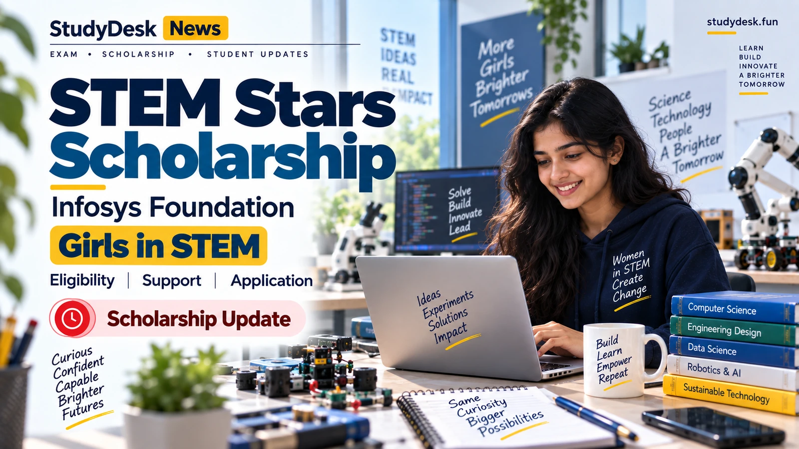 Infosys Foundation STEM Stars Scholarship — StudyDesk editorial cover