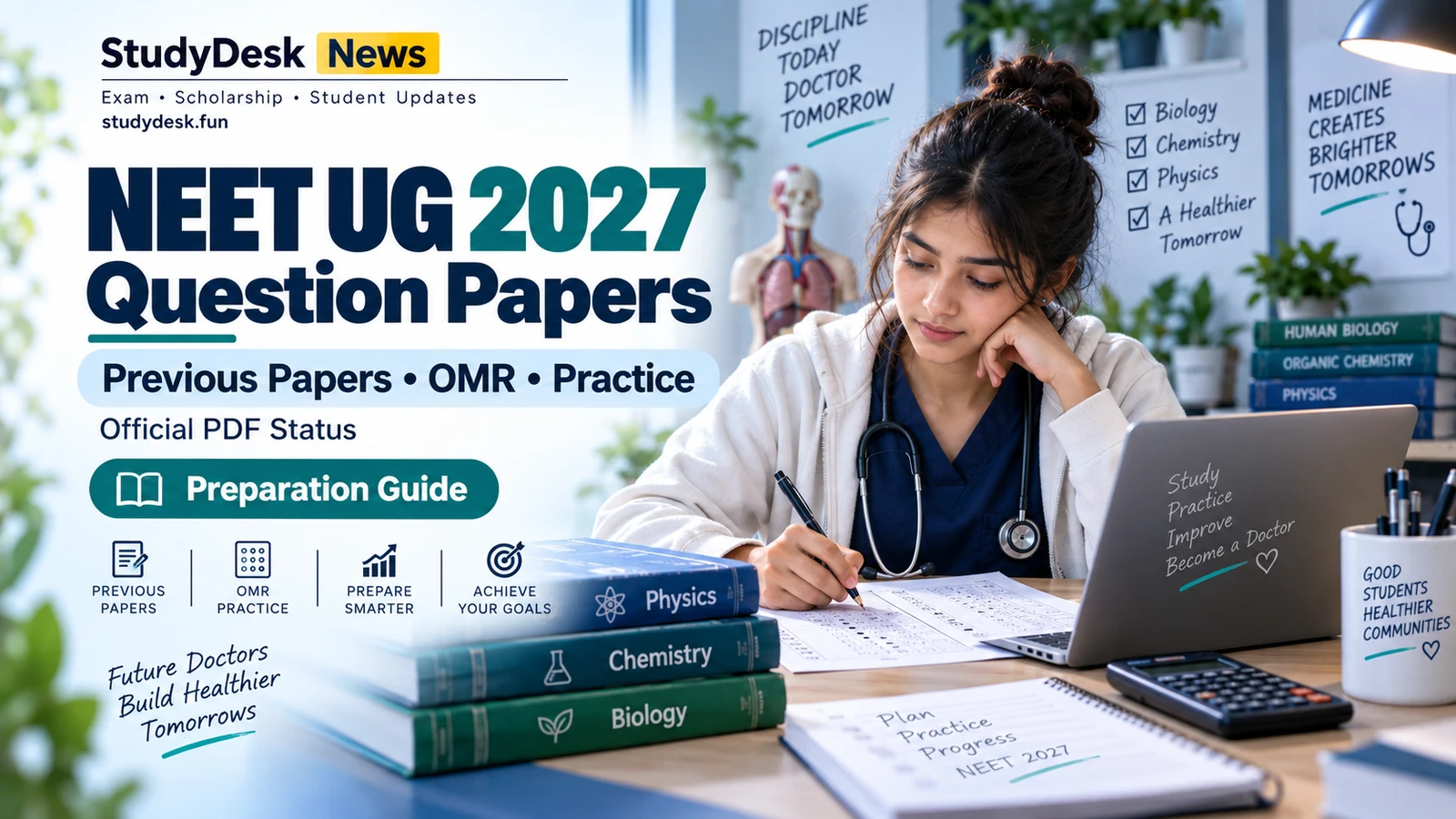 NEET UG 2027 — StudyDesk editorial cover