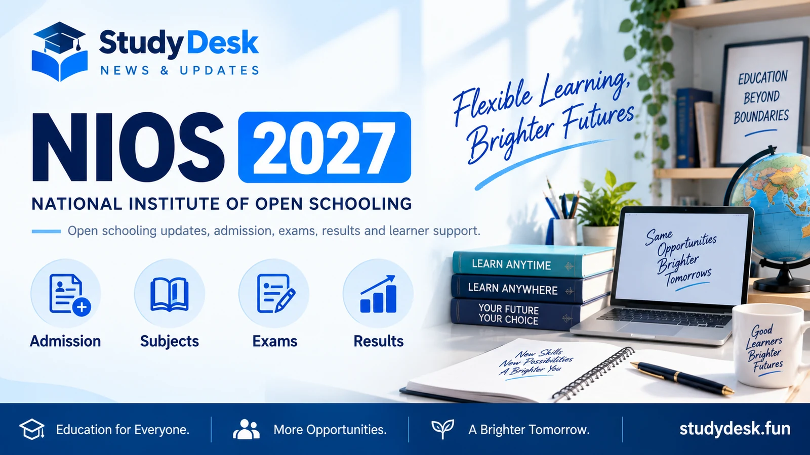 NIOS Board Exams 2027 dates, admissions and latest updates – StudyDesk