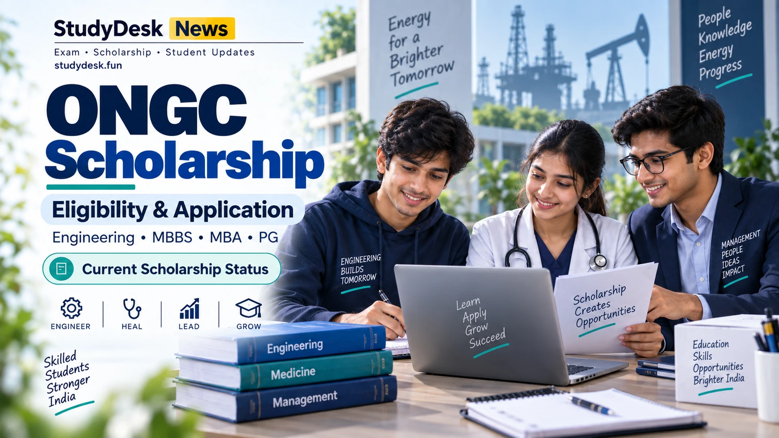 ONGC Scholarship — StudyDesk editorial cover