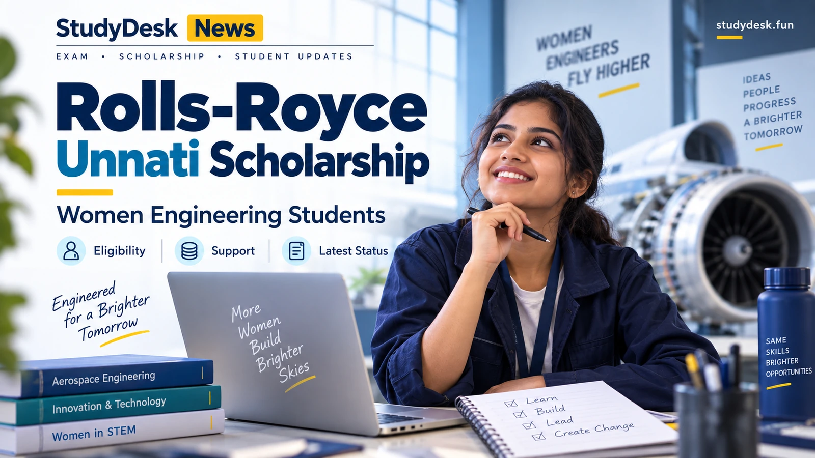Rolls-Royce Unnati Scholarship — StudyDesk editorial cover