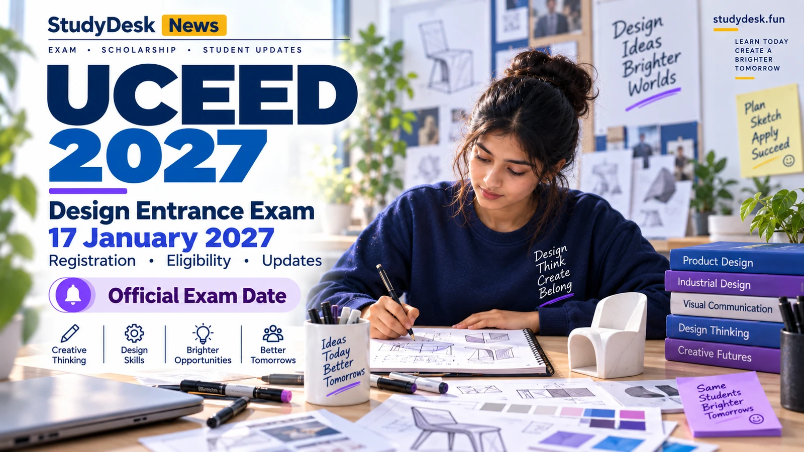 UCEED 2027 — StudyDesk editorial cover