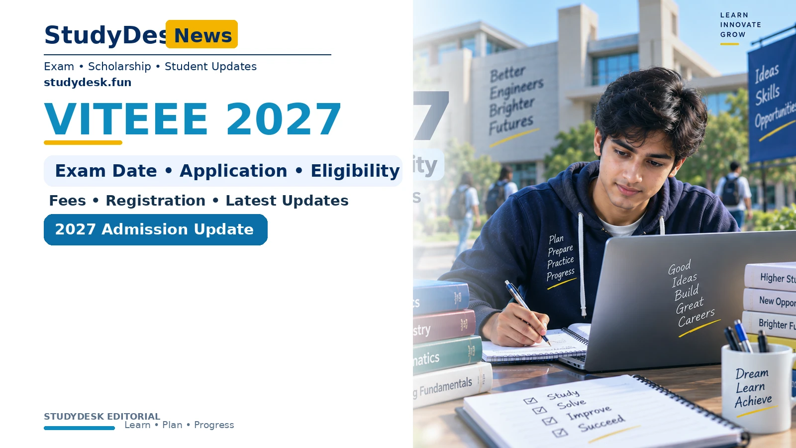 VITEEE 2027 — StudyDesk editorial cover